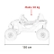 Autko dla dzieci BUGGY UTV-MX 2000N 4x4 Czerwony XMX-603B